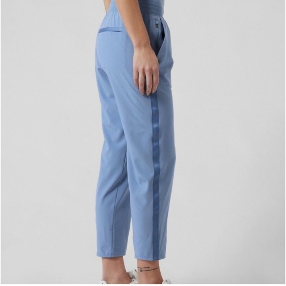 Athleta Nolita Slim Tapered Crop Pant | Cottage Blue - Picture 3 of 8